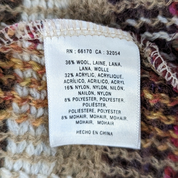 anthropologie CHARLIE & ROBIN marled sweater coat S M - Picture 13 of 13